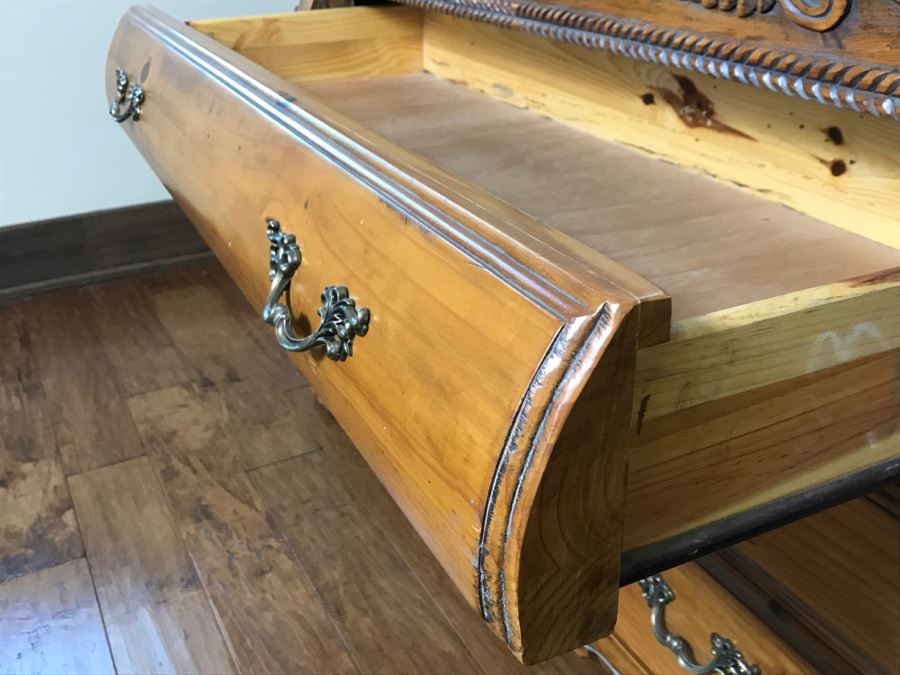 Contemporary Wooden Pine Chest Of Drawers [Photo 6]