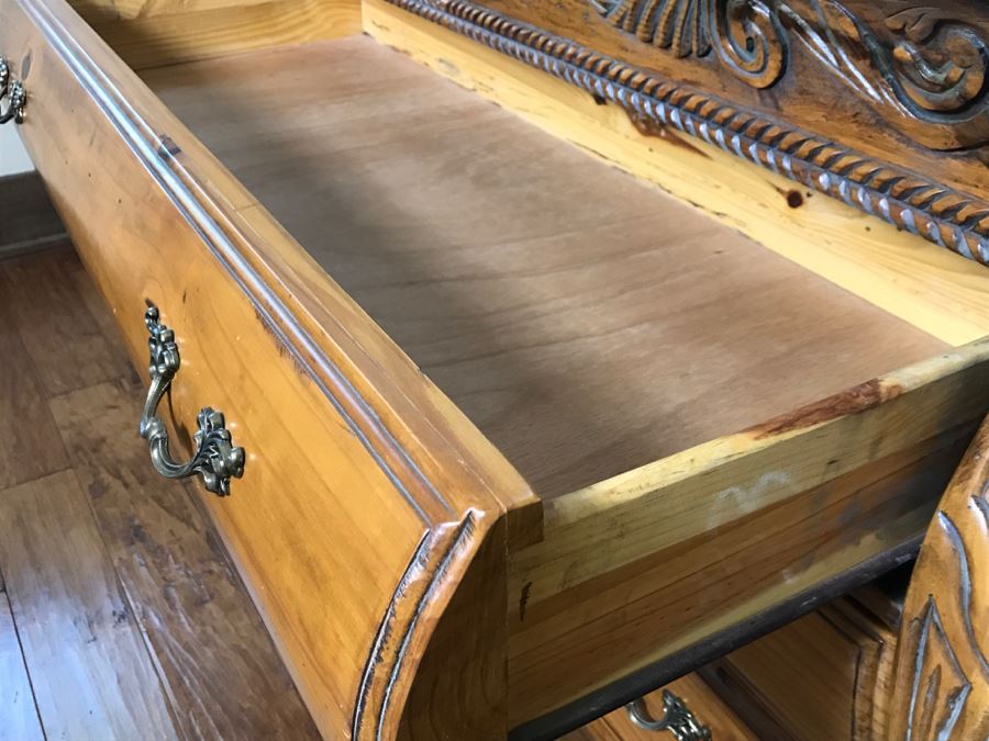 Contemporary Wooden Pine Chest Of Drawers [Photo 7]