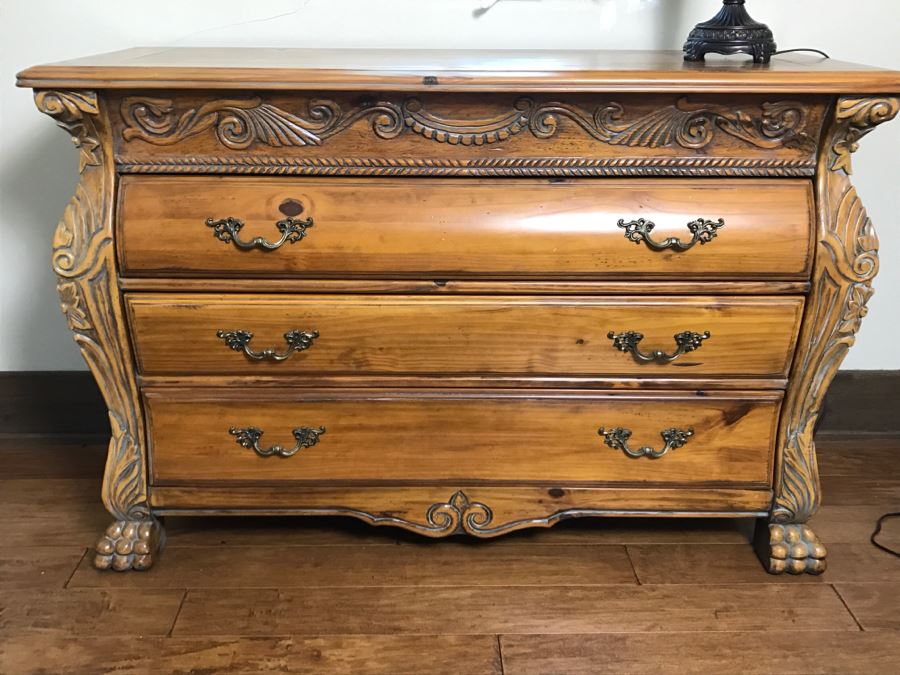 Contemporary Wooden Pine Chest Of Drawers