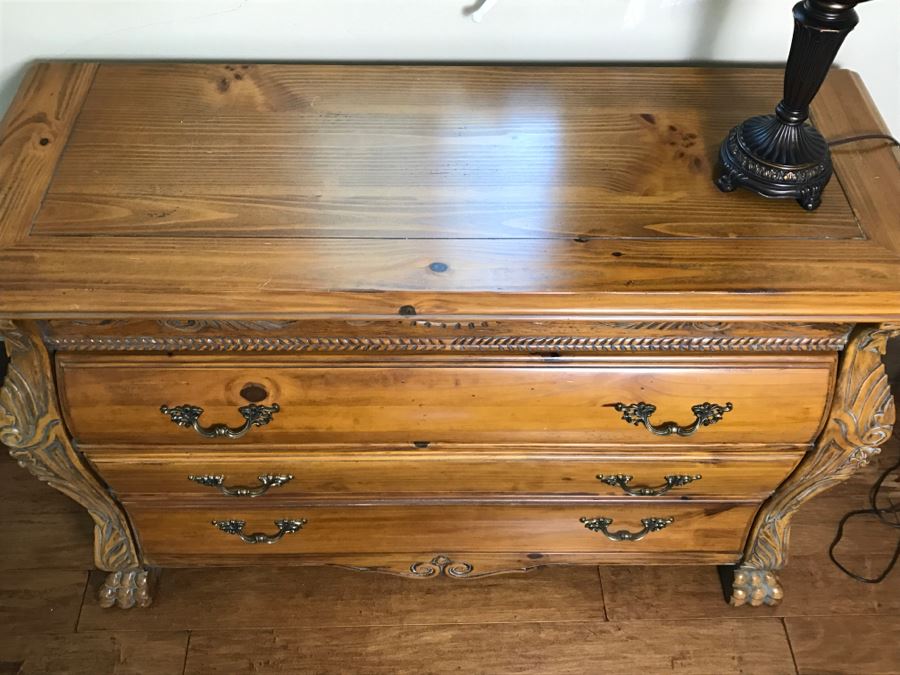 Contemporary Wooden Pine Chest Of Drawers [Photo 5]