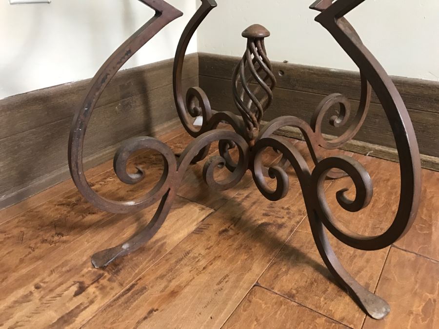 Metal Round Glass Top Side Table [Photo 6]