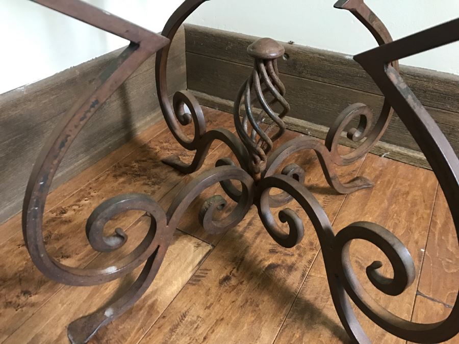 Metal Round Glass Top Side Table [Photo 5]