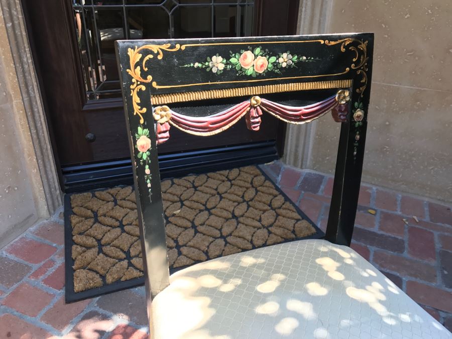 Stunning Hand Painted French Chair [Photo 4]