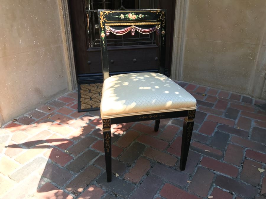 Stunning Hand Painted French Chair