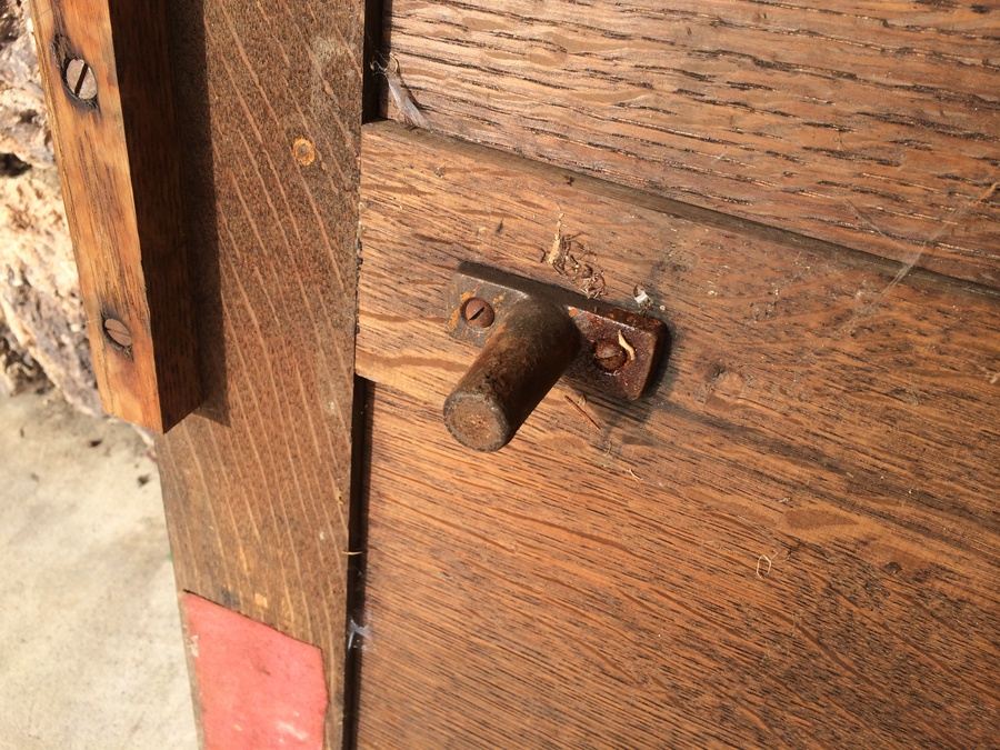 Vintage English Table w/ Casters and Four Spiral-Turned Legs Secured with Crossed Stretchers [Photo 6]