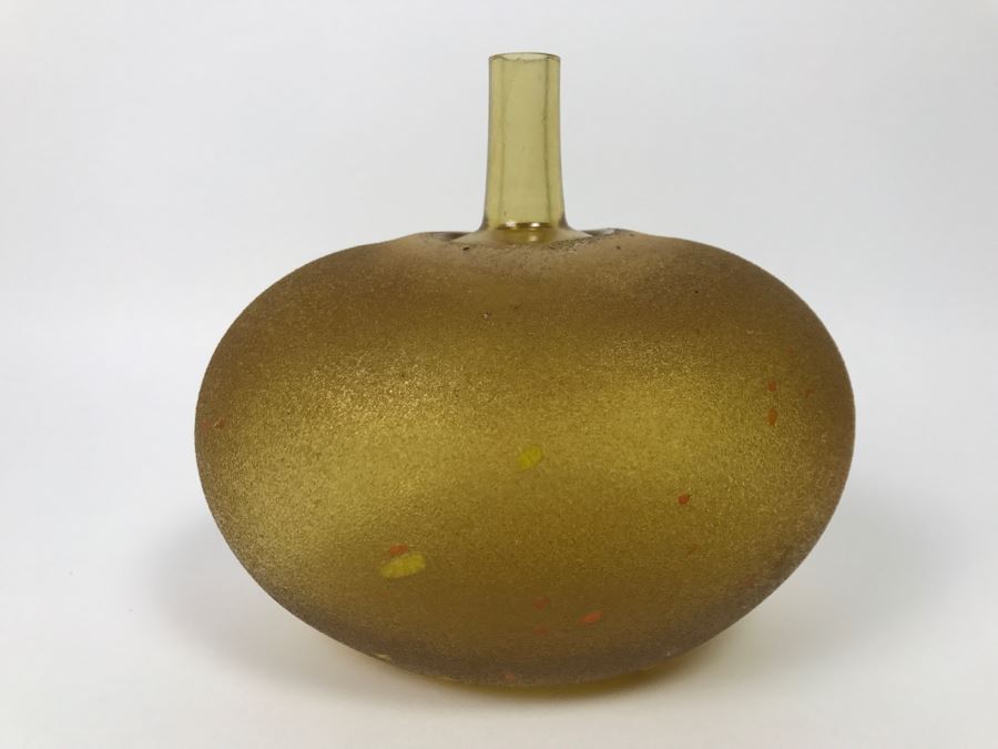 Kosta Boda Art Glass Vase Signed B. Vallien Bertil [Photo 8]