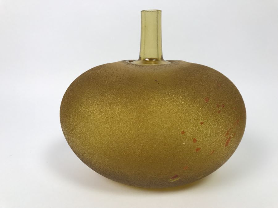 Kosta Boda Art Glass Vase Signed B. Vallien Bertil [Photo 6]