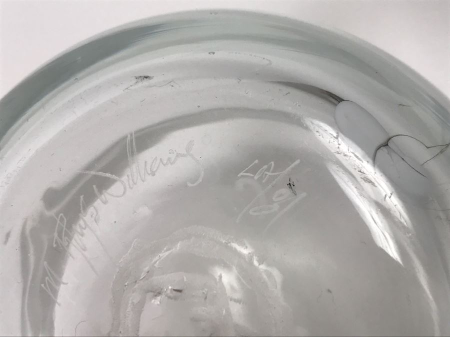 Signed M. Rhys Williams Art Glass Vase [Photo 11]