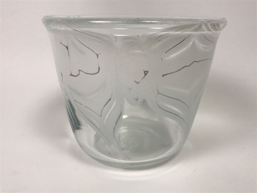 Signed M. Rhys Williams Art Glass Vase [Photo 3]