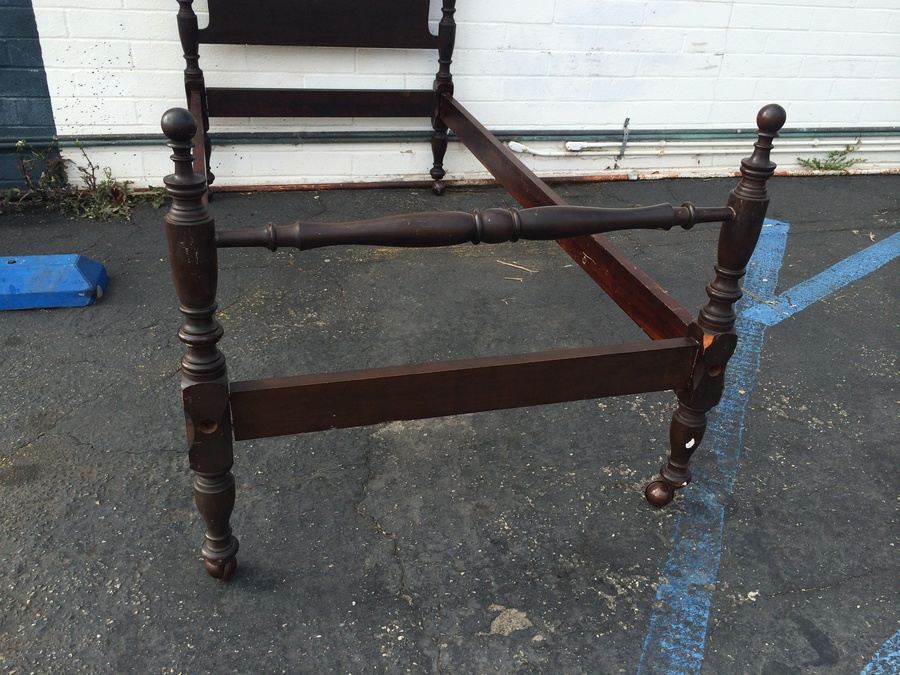 Twin Headboard and Footboard with Rails [Photo 2]