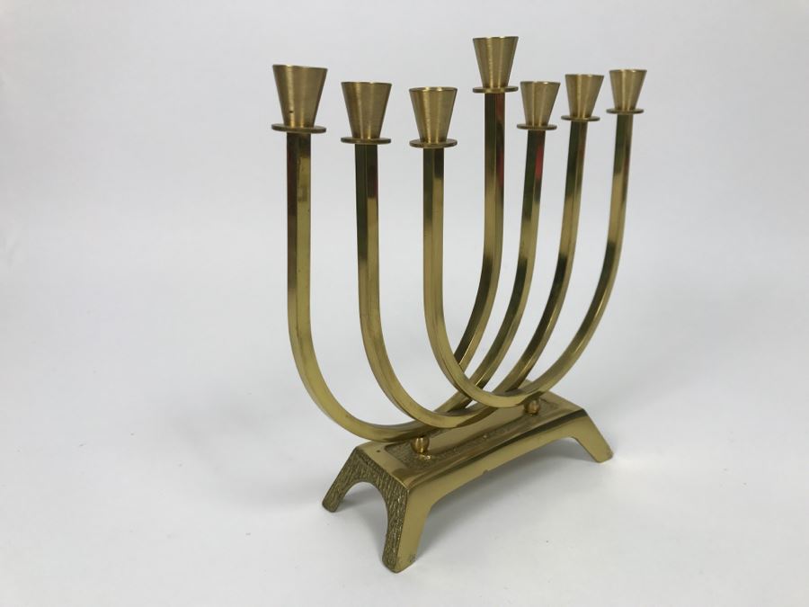 Israel Wainberg Brass Menorah