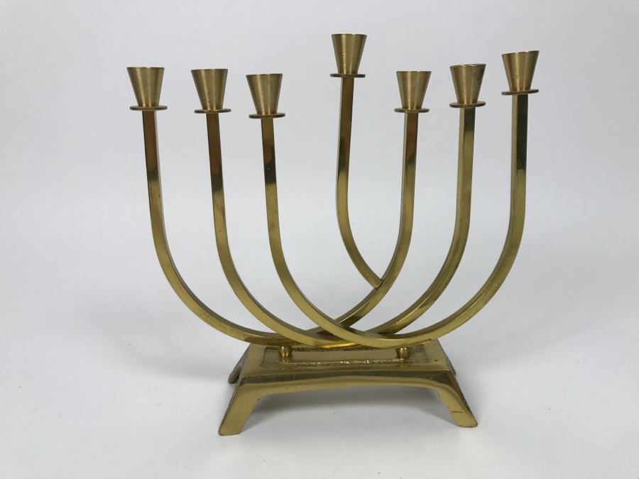 Israel Wainberg Brass Menorah [Photo 8]