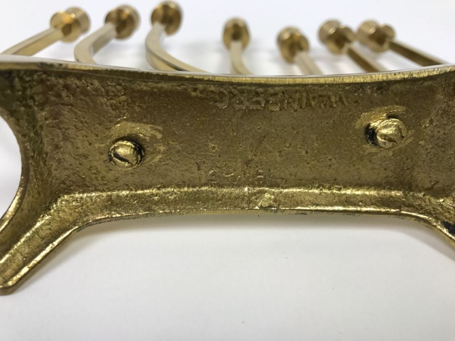 Israel Wainberg Brass Menorah [Photo 9]