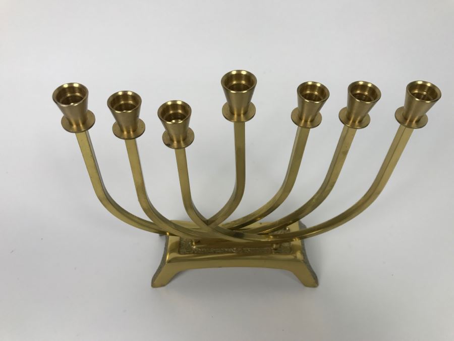 Israel Wainberg Brass Menorah [Photo 4]