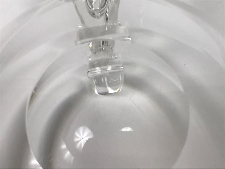 Signed Stueben Art Glass Olive Dish [Photo 10]