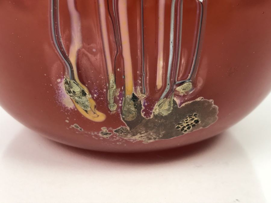 Signed M. Rhys Williams Art Glass Vase [Photo 5]