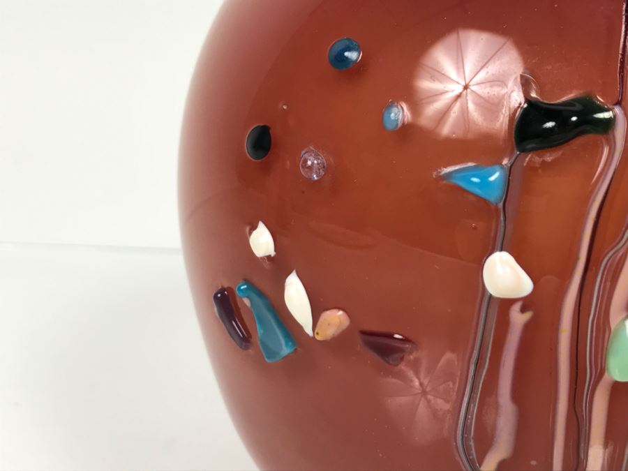 Signed M. Rhys Williams Art Glass Vase [Photo 7]