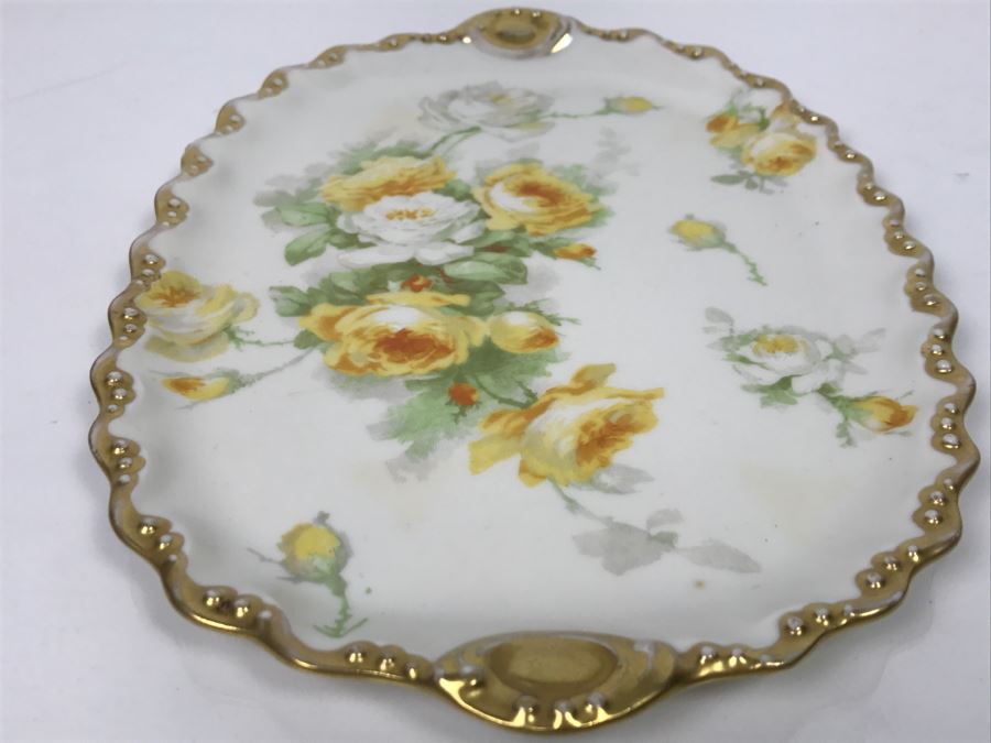 Limoges Coronet France Hand Painted Oval Plate [Photo 6]