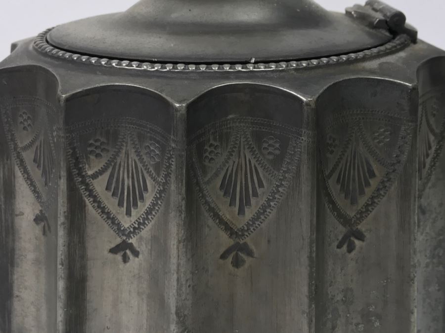 Antique 1870 EP Teapot With Chased Design By D & A [Photo 5]