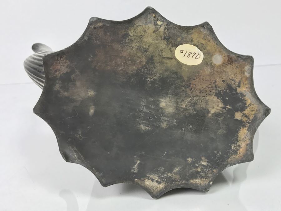 Antique 1870 EP Teapot With Chased Design By D & A [Photo 12]