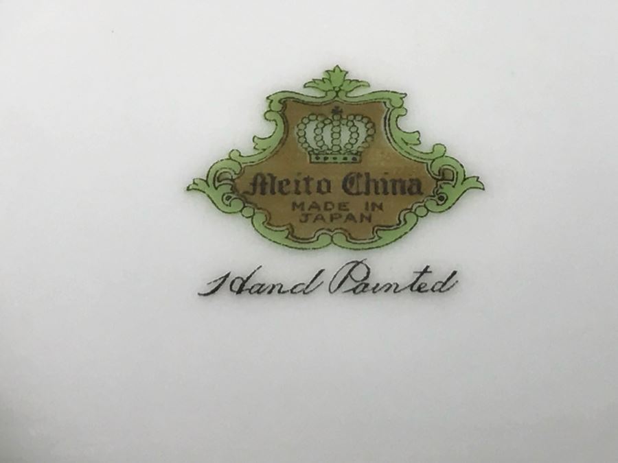 Hand Painted Meito China Covered Bowl Made In Japan [Photo 6]