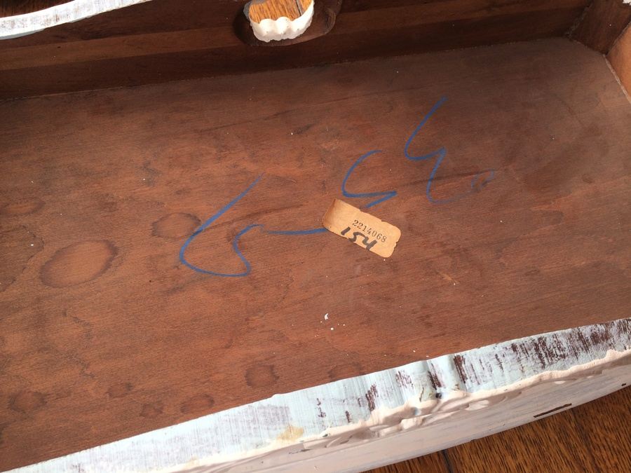 Shabby Chic French Provencial Two-Tier White Table [Photo 6]