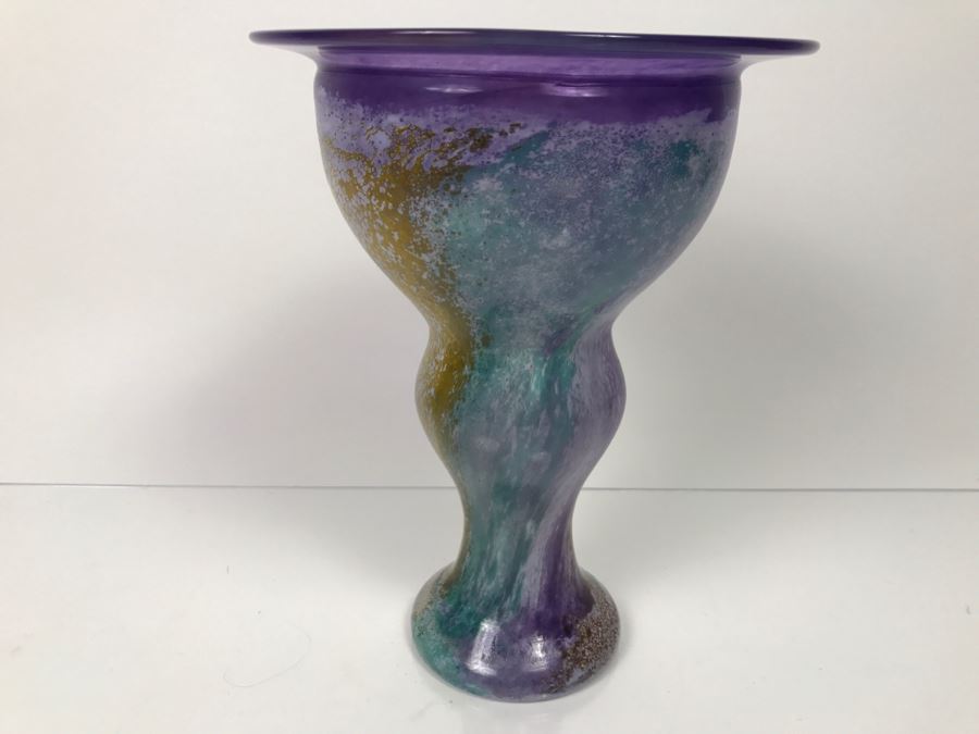 Large Signed KOSTA BODA Swedish Art Glass Vase [Photo 8]