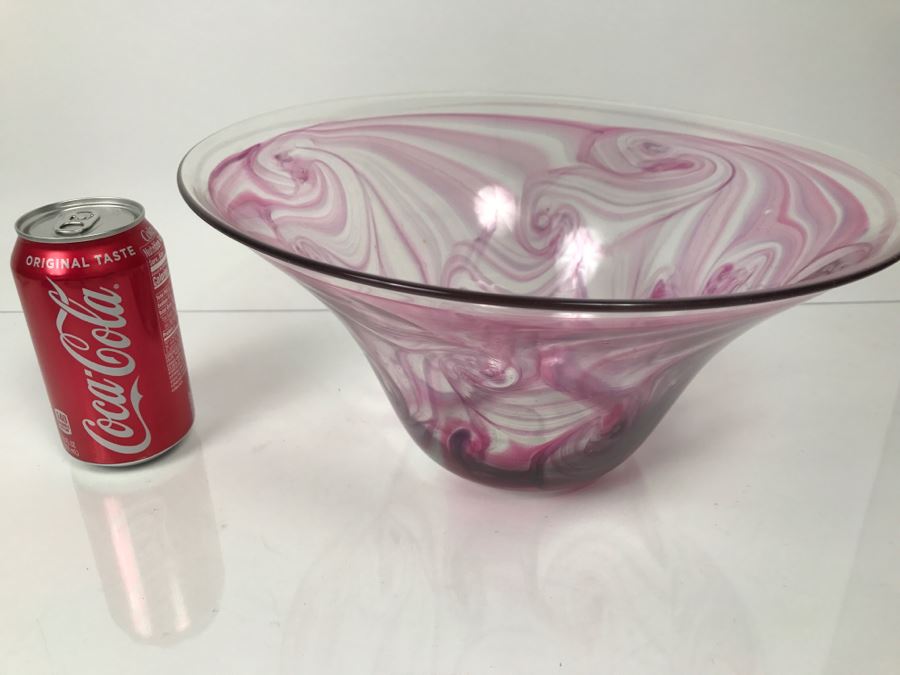 Signed M. Rhys Williams Art Glass Bowl [Photo 2]