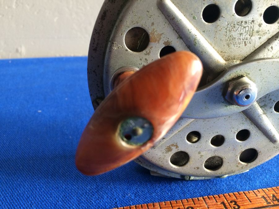 Large Vintage Pflueger Pakron Deep Sea Fishing Reel No. 3178 [Photo 4]