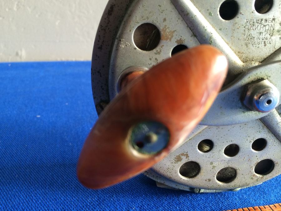 Large Vintage Pflueger Pakron Deep Sea Fishing Reel No. 3178 [Photo 3]
