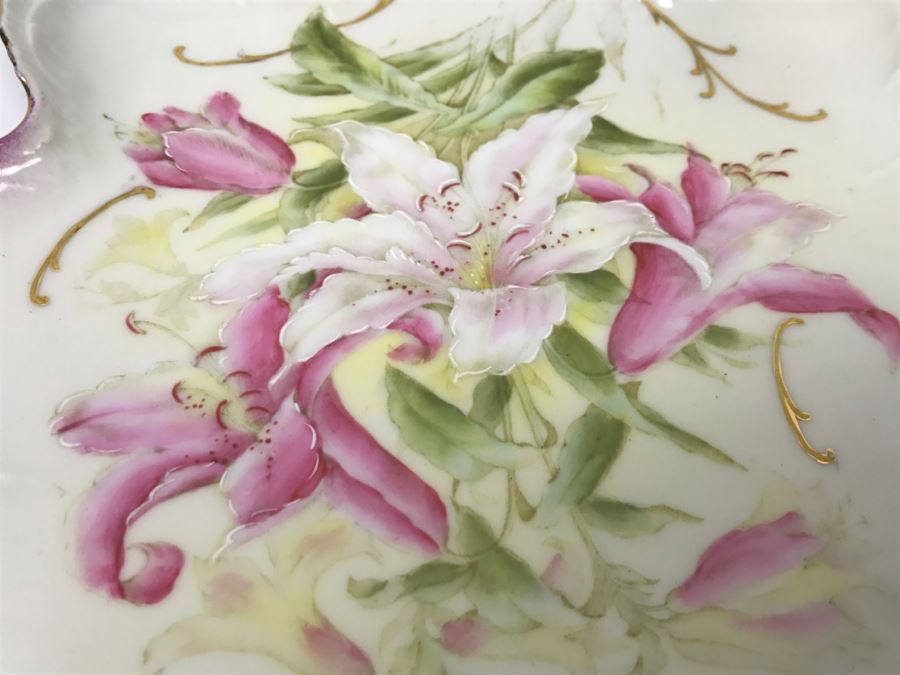 Hand Painted P. T. Germany Oyster Plate [Photo 5]