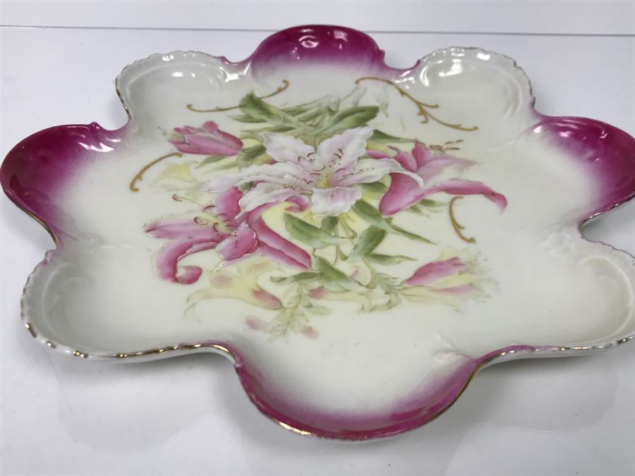 Hand Painted P. T. Germany Oyster Plate [Photo 4]