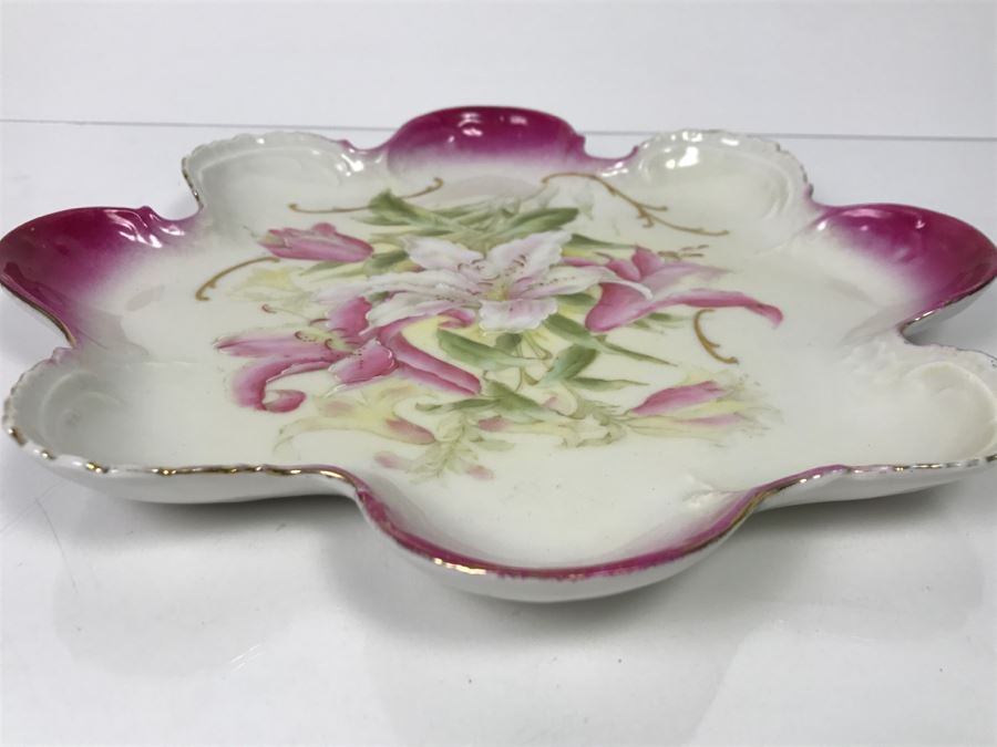 Hand Painted P. T. Germany Oyster Plate [Photo 9]