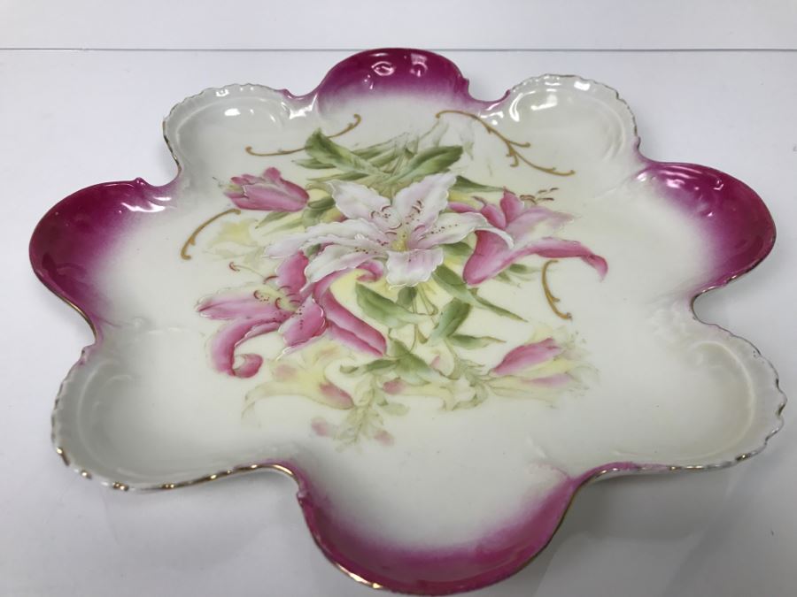 Hand Painted P. T. Germany Oyster Plate [Photo 3]