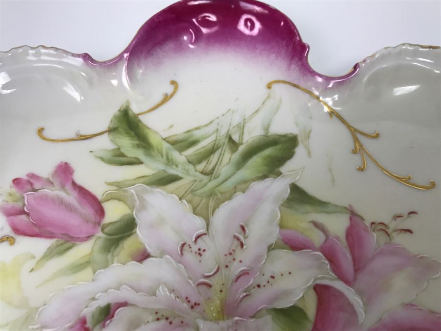 Hand Painted P. T. Germany Oyster Plate [Photo 8]