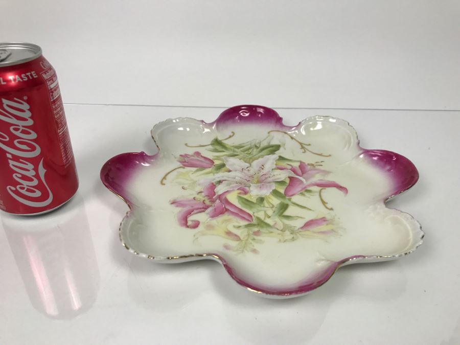 Hand Painted P. T. Germany Oyster Plate [Photo 2]