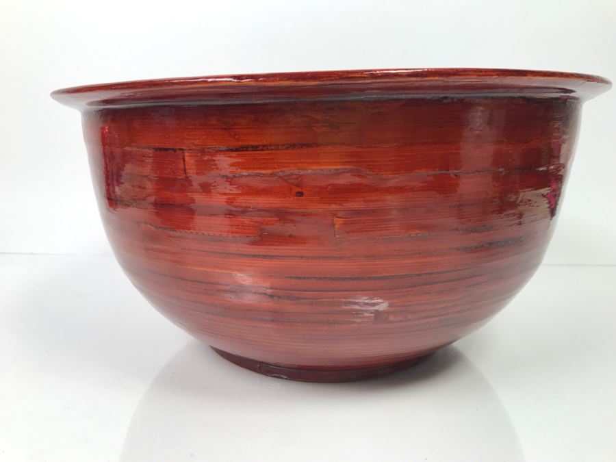 Set Of (3) New Bamboo Nesting Bowls Saks Fifth Ave [Photo 3]