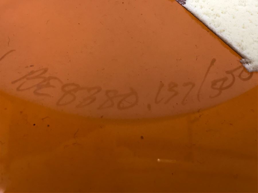 Vintage Signed 1999 Limited Edition Art Glass Bowl 137/500 BE8380 [Photo 12]