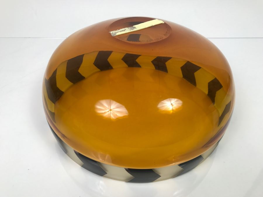 Vintage Signed 1999 Limited Edition Art Glass Bowl 137/500 BE8380 [Photo 7]