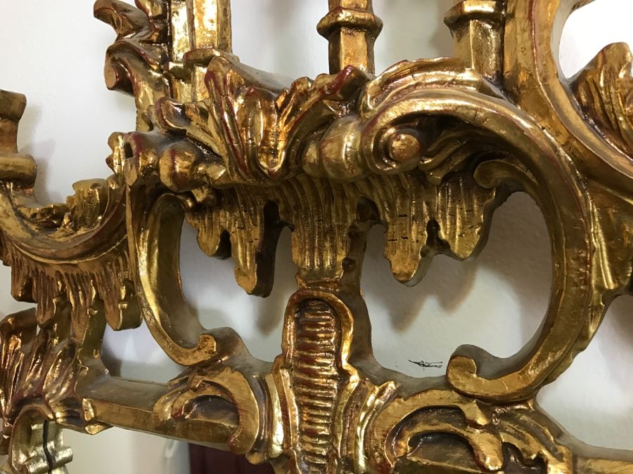 Stunning Gilded Ornate Wall Mirror [Photo 8]