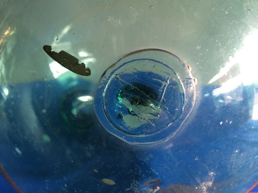 Large Handblown Fishing Net Float [Photo 4]