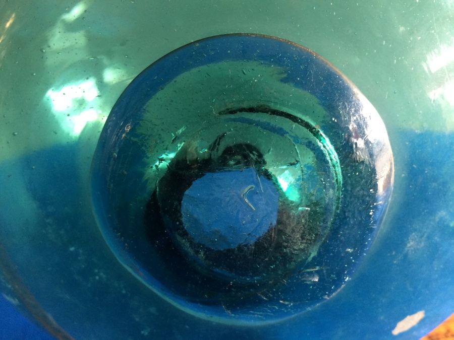 Large Handblown Fishing Net Float [Photo 3]