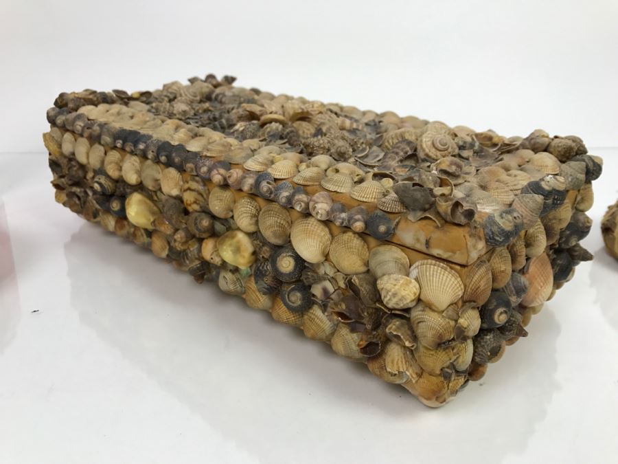Collection Of (3) Vintage Seashell Boxes [Photo 11]
