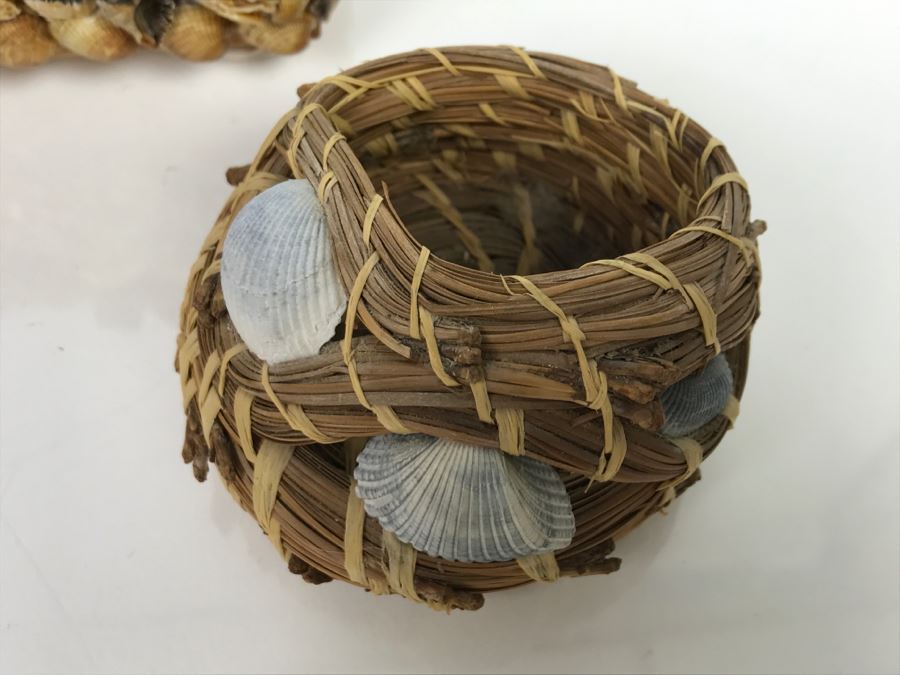 Collection Of (3) Vintage Seashell Boxes [Photo 8]