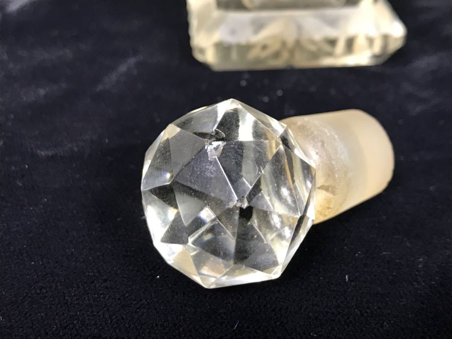 (3) Glass Bottles One With Sterling Silver Neck [Photo 6]