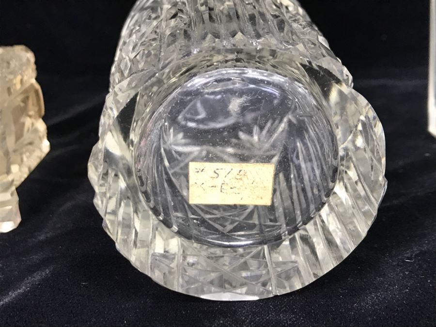 (3) Glass Bottles One With Sterling Silver Neck [Photo 9]