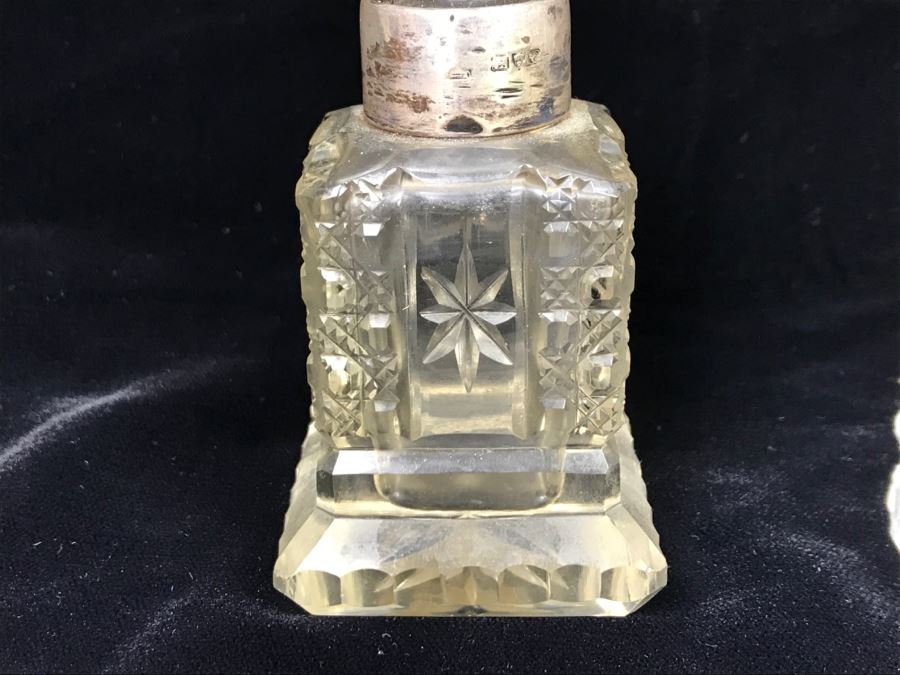 (3) Glass Bottles One With Sterling Silver Neck [Photo 5]