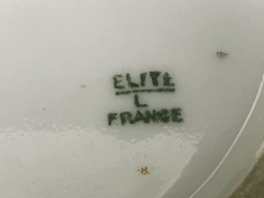 Hand Painted French Dresser Jar With Violets And Pickard China Lidded Trinket Box [Photo 11]