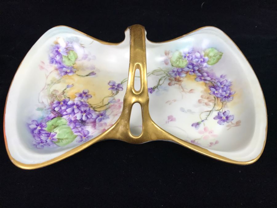 Limoges France Handled Basket H Betz KOB Salt Lake City [Photo 2]