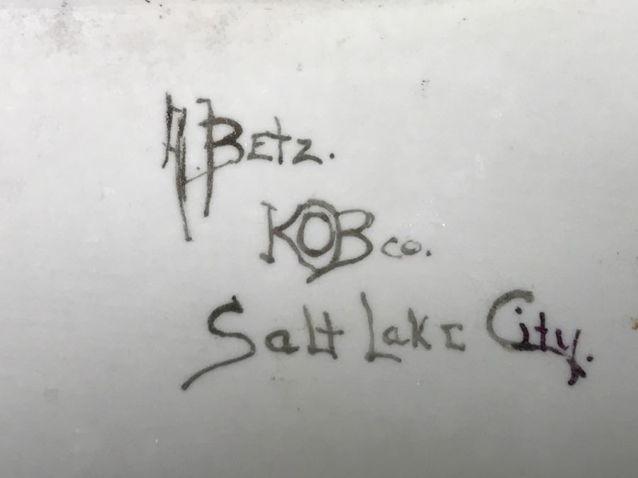 Limoges France Handled Basket H Betz KOB Salt Lake City [Photo 12]